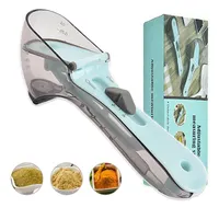 Adjustable Measure Spoon Double End Eight Stalls Adjustable Scale Measuring  Spoons Metering Spoon Brand New