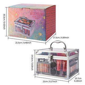 Palette de maquillage multifonctionnelle avec rouge à lèvres longue tenue, poudre de contour et fard à paupières imperméables - Vente en gros - Product Image 3