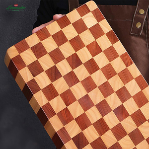 Bloc de coupe de grain de grille de fromage en bois d'acacia personnalisé pour hacher - Product Image 4