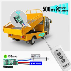 RF 433MHz DC 6V 12V 18V 24V Motor Remote <strong>Control</strong> <strong>Switch</strong> <strong>Mini</strong> Module 500m Transmitter for Motor Forwards Reverse Stop DIY - Product Image 4