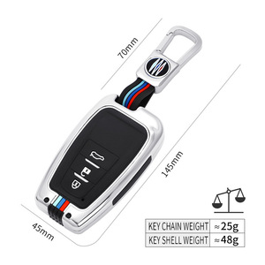 Muestra Gratuita, Estuche para Llaves de Aleación de Zinc para Modelos de Automóviles <span class=keywords><strong>Toyota</strong></span> Prius Camry Corolla Chr Rav4 <span class=keywords><strong>Land</strong></span> <span class=keywords><strong>Cruiser</strong></span> Prado, Protector - Product Image 4