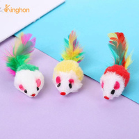 Kinghon Cage interactive colorée en plastique écologique, moderne et simple, avec jouet manuel pour chat et souris jouet, Fournitures et accessoires pour animaux de compagnie