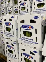 Caja de Plástico Corrugado para Frutas y Verduras, Espárragos, Uvas, Okra, Maíz