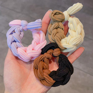 Attaches pour cheveux tressées épaisses et douces pour enfants bandes <span class=keywords><strong>de</strong></span> cheveux élastiques dopamine colorées pour queues <span class=keywords><strong>de</strong></span> <span class=keywords><strong>cheval</strong></span> coiffures <span class=keywords><strong>de</strong></span> chignon cheveux non dommageables - Product Image 4