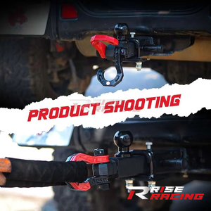 RISE Prix bas 4x4 Fashion Récepteur <span class=keywords><strong>d</strong></span>'<span class=keywords><strong>attelage</strong></span> de remorque réglable avec manille en <span class=keywords><strong>D</strong></span> - Product Image 3