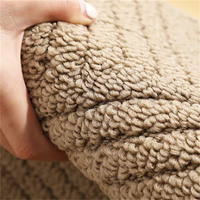 Tapis d'entrée absorbant à rayures, touffeté, antidérapant, lavable, adapté aux animaux domestiques, résistant aux taches, en polypropylène, attrape-saleté