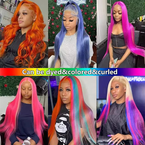 613 HD <span class=keywords><strong>peluca</strong></span> Frontal de encaje prearrancado Rubio recto 13x4 13x6 transparente HD encaje frontal brasileño pelucas de cabello humano para mujeres negras - Product Image 5