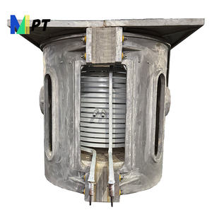 750Kg 1T 5T Máquina de horno inclinable de acero 5000Kg Placa base Horno de fusión de metal industrial de inducción 15Ton 5Mw - Product Image 1