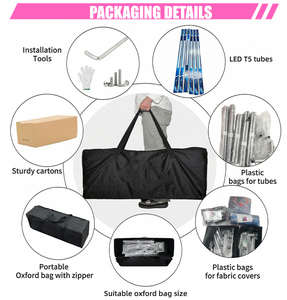 Giant Custom Portable Walk-In Feature High Angle Stylish Wedding Magazine Photo Booth Box <b>with</b> Pvc Film Collapsible - Product Image 6