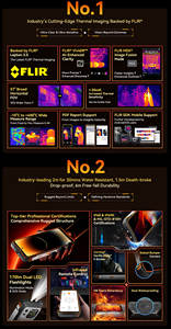 Teléfono Inteligente Resistente Blackview XPLORE 1 Pro, Pantalla de 6.78 Pulgadas, 16+512 GB, Cámara Térmica, 20000 mAh, Android 15, Resistente al Agua, 5G, NFC - Product Image 6