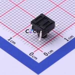 TS-1095E-A6B3-D2 Tactile Switch SMD-4P,6x6mm Switch Single Pole Single Throw Round Button 2.5N Vertical Mount - Product Image 2