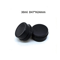 1oz petit pot cosmétique rond en aluminium pot de stockage de crème pour le visage contenants en étain 30g en aluminium bougie étain à vendre