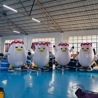 Modèle de canard gonflable géant personnalisé en PVC pour la plage, le lac, les fêtes, la publicité et la décoration