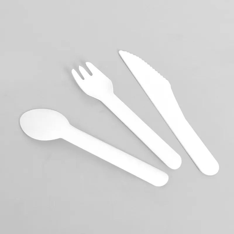 Supply Biodegradable Fork And Spoon Set Disposable Eco Friendly Cutlery