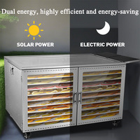 Machine de déshydratation de légumes de fruits de machine de séchage solaire de double puissance commerciale de 10 couches
