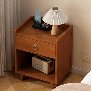 Minimalist bedside table, <b>small</b> household bedside storage <b>cabinet</b>, modern storage <b>cabinet</b>, bedroom shelf, bedside table - Product Image 2