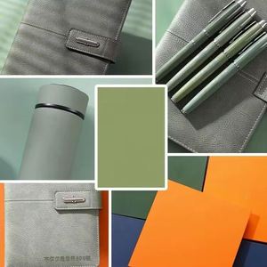 Carnet de notes A5 de luxe personnalisé avec couverture rigide, 100 feuilles, stylo, journal, tasse isotherme, coffret cadeau d'entreprise, cadeau promotionnel de bureau - Product Image 2