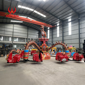 Manèges de <span class=keywords><strong>parc</strong></span> d'attractions : équipement en fibre de verre, manège automatique rotatif, avion, Octopus géant <span class=keywords><strong>fou</strong></span> d'extérieur - Product Image 4