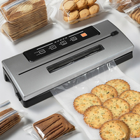 Scelleuse sous vide pour bocaux Mason pour aliments - Mini machine avec fenêtre transparente, compatible avec les rouleaux de sacs pour usage domestique