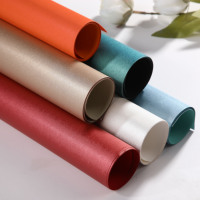 Papier spécial perlé métallisé personnalisable de 120 g, idéal pour l'emballage de boîtes cadeaux et la production de cartes de visite