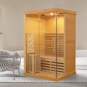 Camera di casa <span class=keywords><strong>Suana</strong></span> 3 persone capacità riscaldamento carbonio Sauna a infrarossi con piastra a basso tenore di carbonio magnetico - Product Image 3