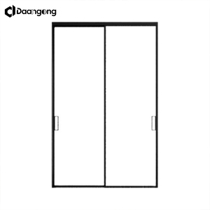 <span class=keywords><strong>Puerta</strong></span> Corredera de Vidrio con Marco de Aluminio, Doble Acristalamiento Templado con Kit de Rieles para Patio, Balcón, Villa, Tamaño Personalizado - Product Image 5