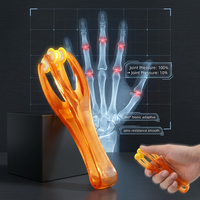 Masseur de doigts et articulations portatif à 2 roues, mini-rouleau thérapeutique en plastique pour la circulation sanguine
