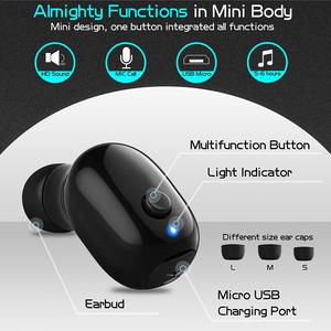 Auriculares Bluetooth Mini 2019 Auriculares Bluetooth de <span class=keywords><strong>precio</strong></span> de fábrica, Auricular Bluetooth elegante para <span class=keywords><strong>iPhone</strong></span> Samsung - Product Image 5