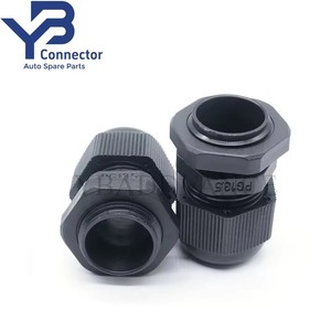 Connecteur YB PG13.5 en nylon, matière plastique, 6mm-12mm, étanche IP68, presse-étoupe avec écrou de blocage - Product Image 2