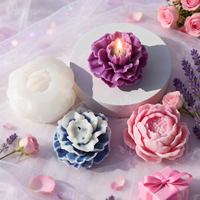 J1037 Blumen-Fondant-Kuchenbackform DIY Kuchendekoration Blumen Handgemachte Seife Auto-Dekorationen Dekorationsformen