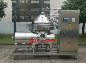 CE disetujui craft beer yeast separator disc stack centrifuge untuk wort Klarifikasi