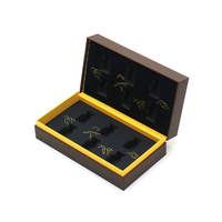 Boîte cadeau en carton magnétique pliable, Style livre noir personnalisé, emballage de luxe avec texture pour petite entreprise