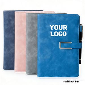 Wholesale Custom Type Creative Color Pu Magnet Button for Travel Office Business High-End <b>A5</b> Notebook Leather - Product Image 1