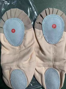 Chaussons de danse classiques en toile pour filles, à bout en daim, à enfiler, à semelle fendue, pour l'entraînement et la pratique de la danse, pour débutantes, tailles 22-42 - Product Image 6