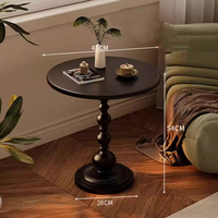 Table de chevet ronde en fer forgé / Table d'appoint pour salon / Mini table basse artistique
