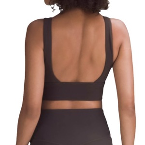 Aoyema tùy chỉnh hoạt động áo ngực chạy tập thể dục mặc chống sốc Yoga áo ngực phụ nữ phòng tập thể dục thể dục hàng đầu tác động cao lớn u-trở lại áo ngực thể thao - Product Image 5