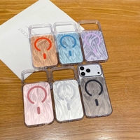 Coque de téléphone magnétique transparente et brillante antichoc pour iPhone 18 17 Pro Max 16 15 Plus