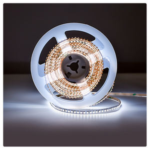 PERFECT Non-waterproof SMD2020 Dual Tunable White CCT 2700K-6500K CRI90 High Density 224LEDs/M 5mm DC24V Flexible <b>LED</b> Strip - Product Image 4