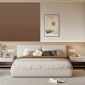 Paneles de <span class=keywords><strong>pared</strong></span> de madera de listón acústico de roble nogal Natural personalizados, decoración de oficina, aislamiento acústico de madera - Product Image 6