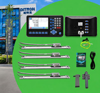 Afficheur numérique LCD Ditron D80 2/3/4 axes avec échelle magnétique DMA IP67 pour tour et fraiseuse