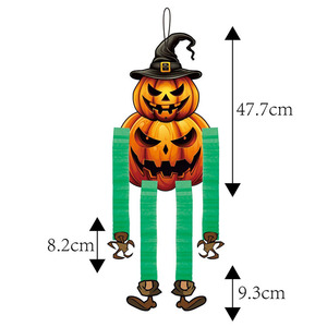 2025 <span class=keywords><strong>Halloween</strong></span> <span class=keywords><strong>Halloween</strong></span> fête maison boîte de nuit Bar suspendus papier décorations murales <span class=keywords><strong>citrouille</strong></span> sorcière chat squelette suspendus pendentifs - Product Image 3