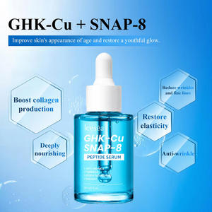 เซรั่ม GHK-Cu SNAP-8 เปปไทด์ 30 มล. ลดเลือนริ้วรอย กระชับผิว ฟื้นฟูบำรุงล้ำลึก ผิวเปล่งปลั่ง เซรั่มไฮยาลูรอนิก แอซิด รับผลิตแบบ OEM ขายส่ง - Product Image 4
