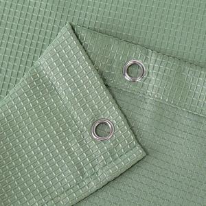 Rideaux <span class=keywords><strong>de</strong></span> <span class=keywords><strong>douche</strong></span> imperméables en tissu polyester gaufré <span class=keywords><strong>vert</strong></span> <span class=keywords><strong>sauge</strong></span> 72 pouces x 72 pouces pour salle <span class=keywords><strong>de</strong></span> bain - Product Image 5