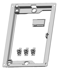 Plaque de fixation pour panneau plastique, durée de vie du moule 50 000-1 000 000 coups, moule d'injection multi-cavités, OEM ODM, ABS PP multi-matériaux - Product Image 1