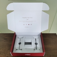 Boîte d'expédition en carton ondulé personnalisée pour influenceurs, boîte de promotion pour produits capillaires, kit de promotion média, emballage
