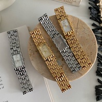 Montre à quartz élégante pour femme, ultra-fine, décorative, 4 options de couleur, impression de logo possible pour la vente en gros transfrontalière