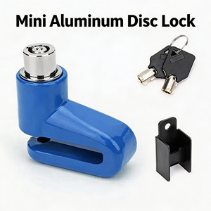 Kunci Pengaman Anti Maling Universal KINLED Multi-Warna dari Aluminium Alloy untuk Rem Cakram, Portabel untuk Sepeda, Motor, Skuter - Product Image 3