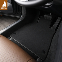 Ensemble complet de tapis de sol de luxe pour voiture, velours textile, tapis en nylon original, 4 pièces pour Mercedes Benz W203 W204 W211 W212