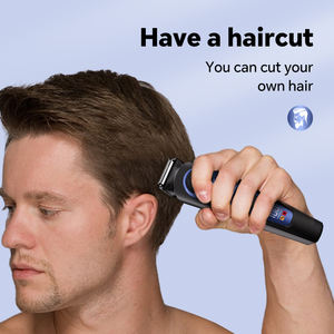 Digitaal display Elektrisch scheerapparaat USB Oplaadbaar Verstelbare kam Baardtrimmer Roestvrijstalen mes Huishoudelijk gebruik in campers 61-90 min - Product Image 3