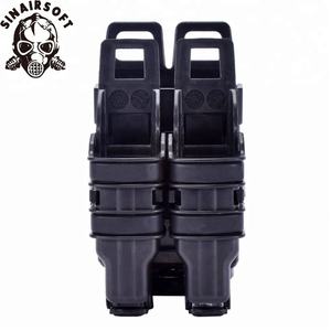 Sinairsoft Multi-Function Molle Tactical Magazine Pouch Set (2 Single 1 Modular) Quick Draw Fast Mag <b>Personal</b> <b>Defense</b> <b>Equipment</b> - Product Image 3